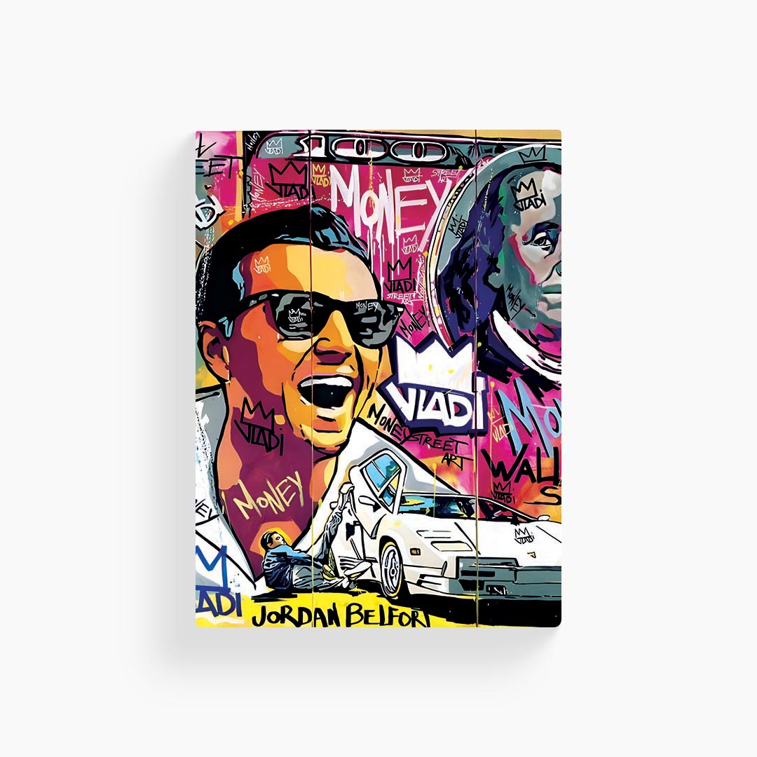 Jordan Belfort Pop Art Poster