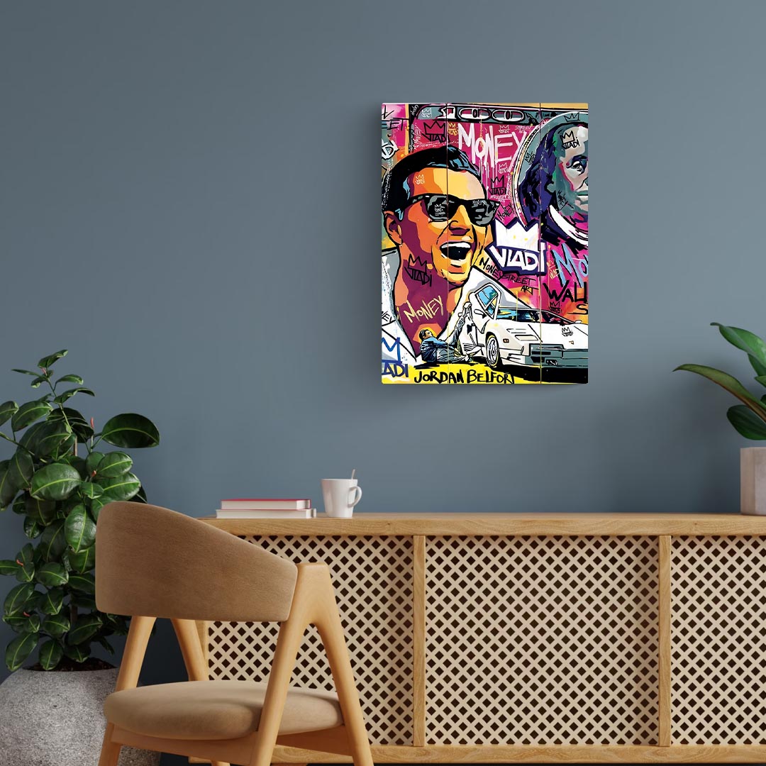 Jordan Belfort Pop Art Poster