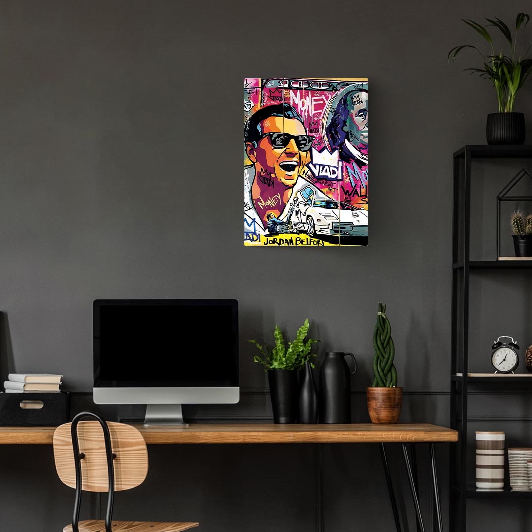 Jordan Belfort Pop Art Poster