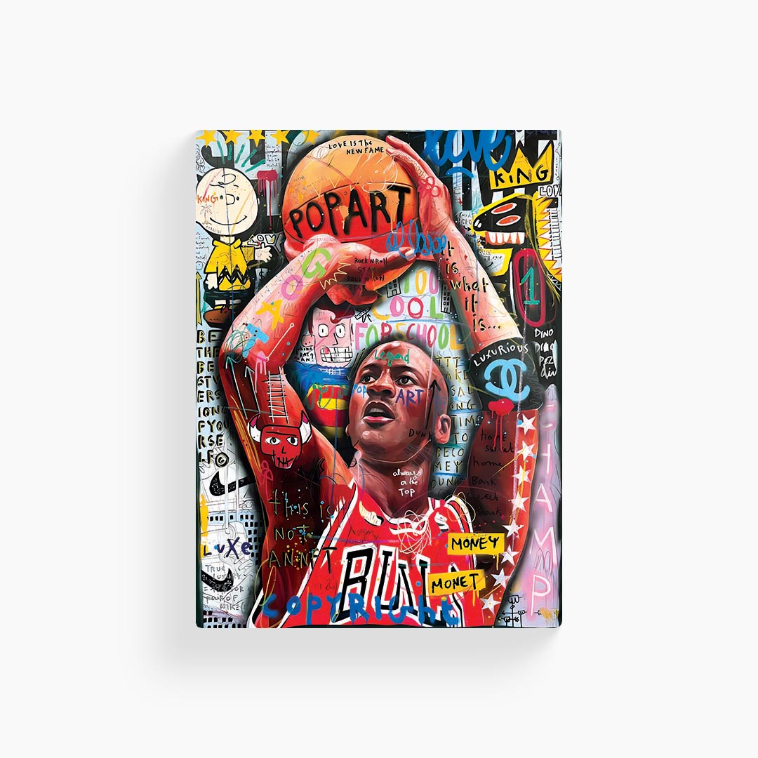 Michael Jordan Pop Art Poster