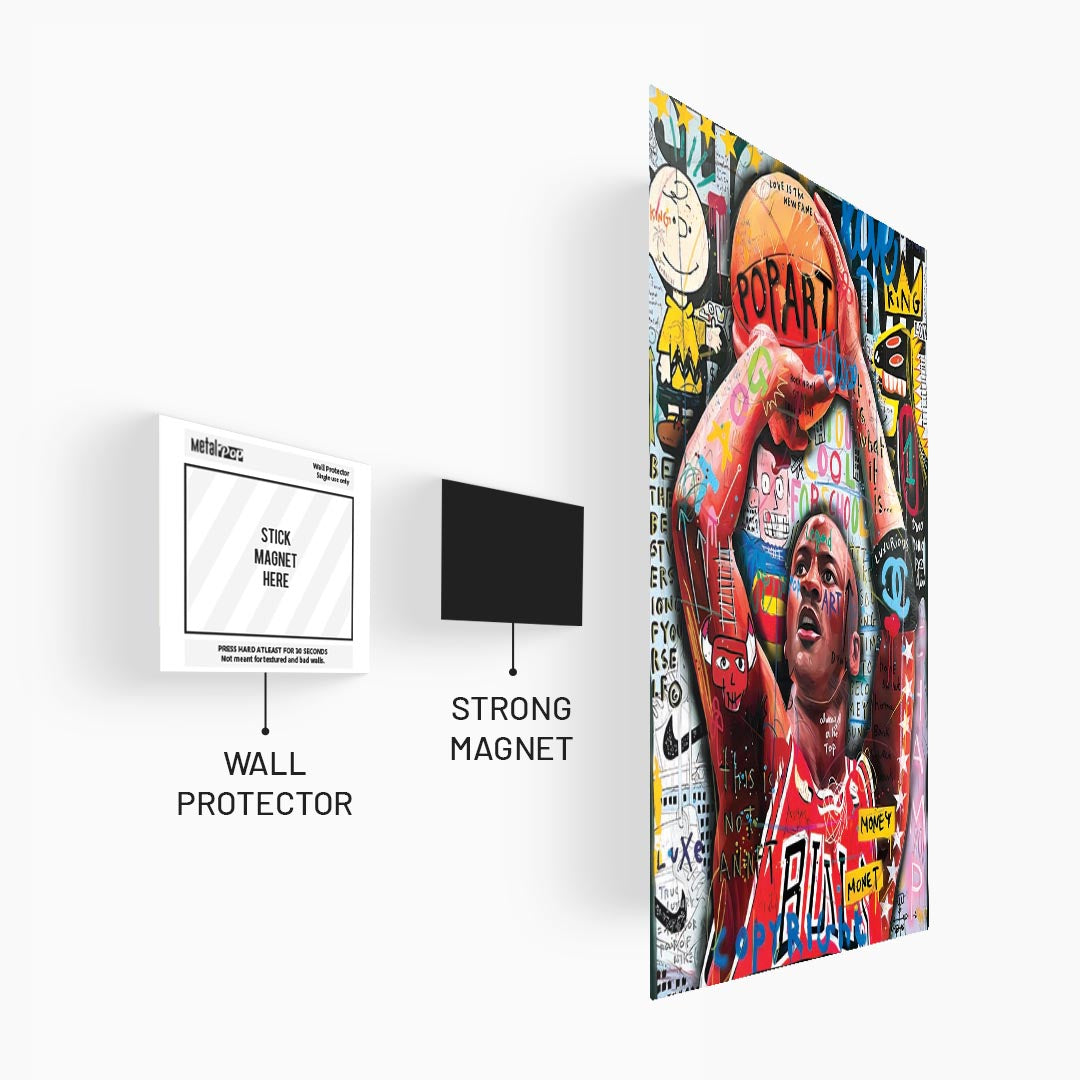 Michael Jordan Pop Art Poster