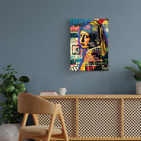 Not a Girl With Pearl Earrings Poster
