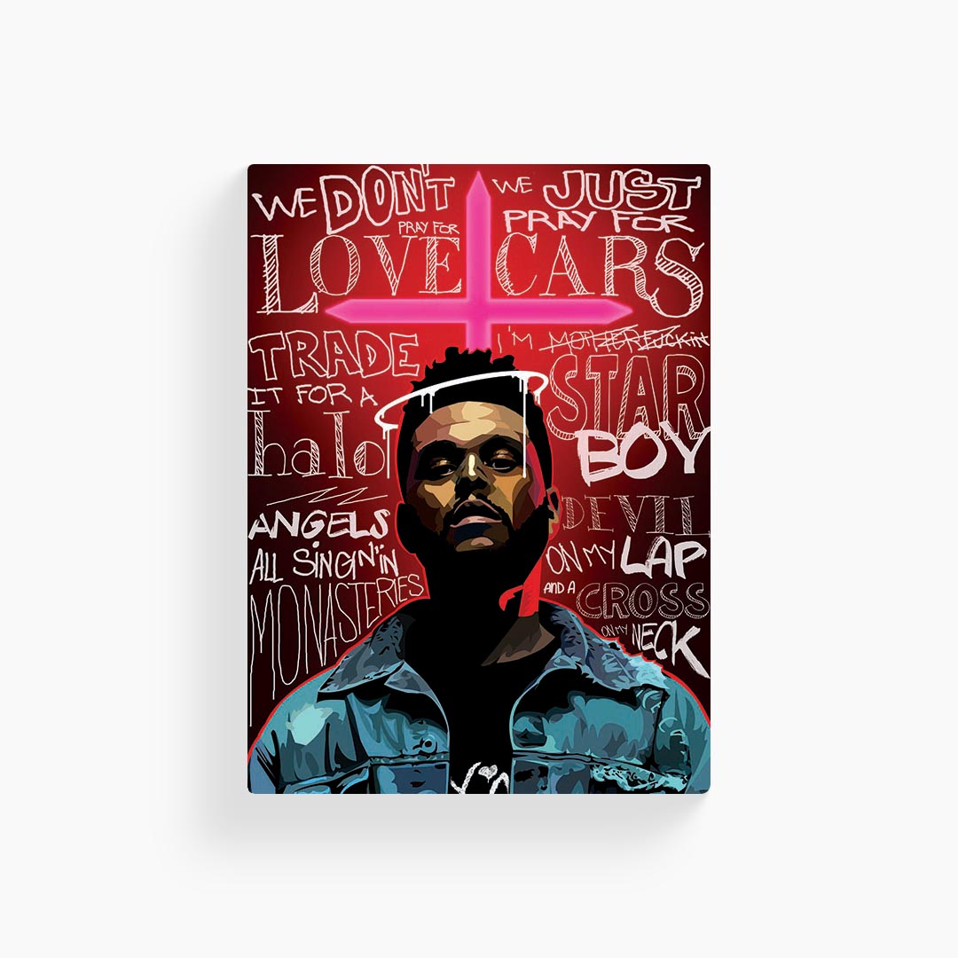 The Weeknd Pop Art Poster