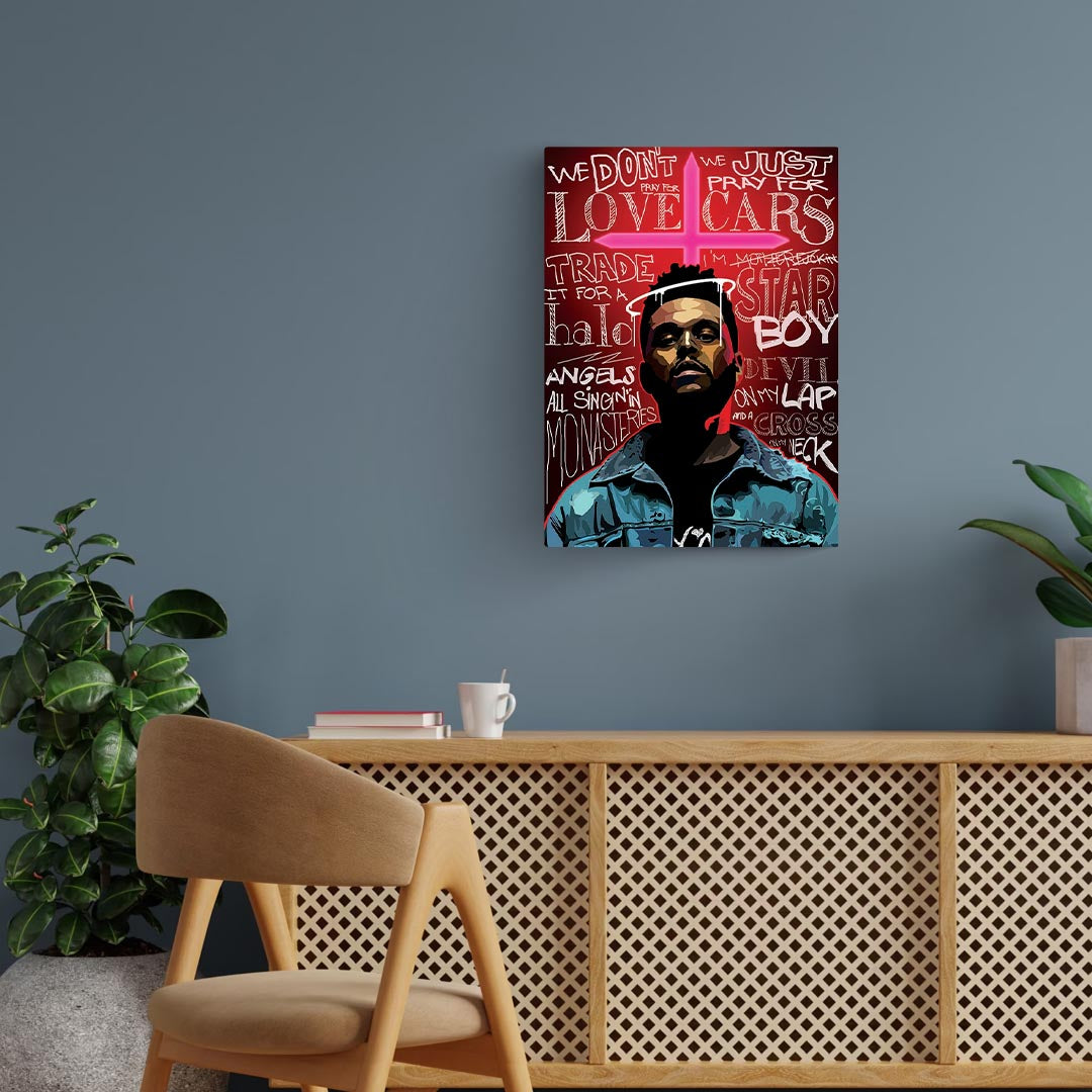 The Weeknd Pop Art Poster