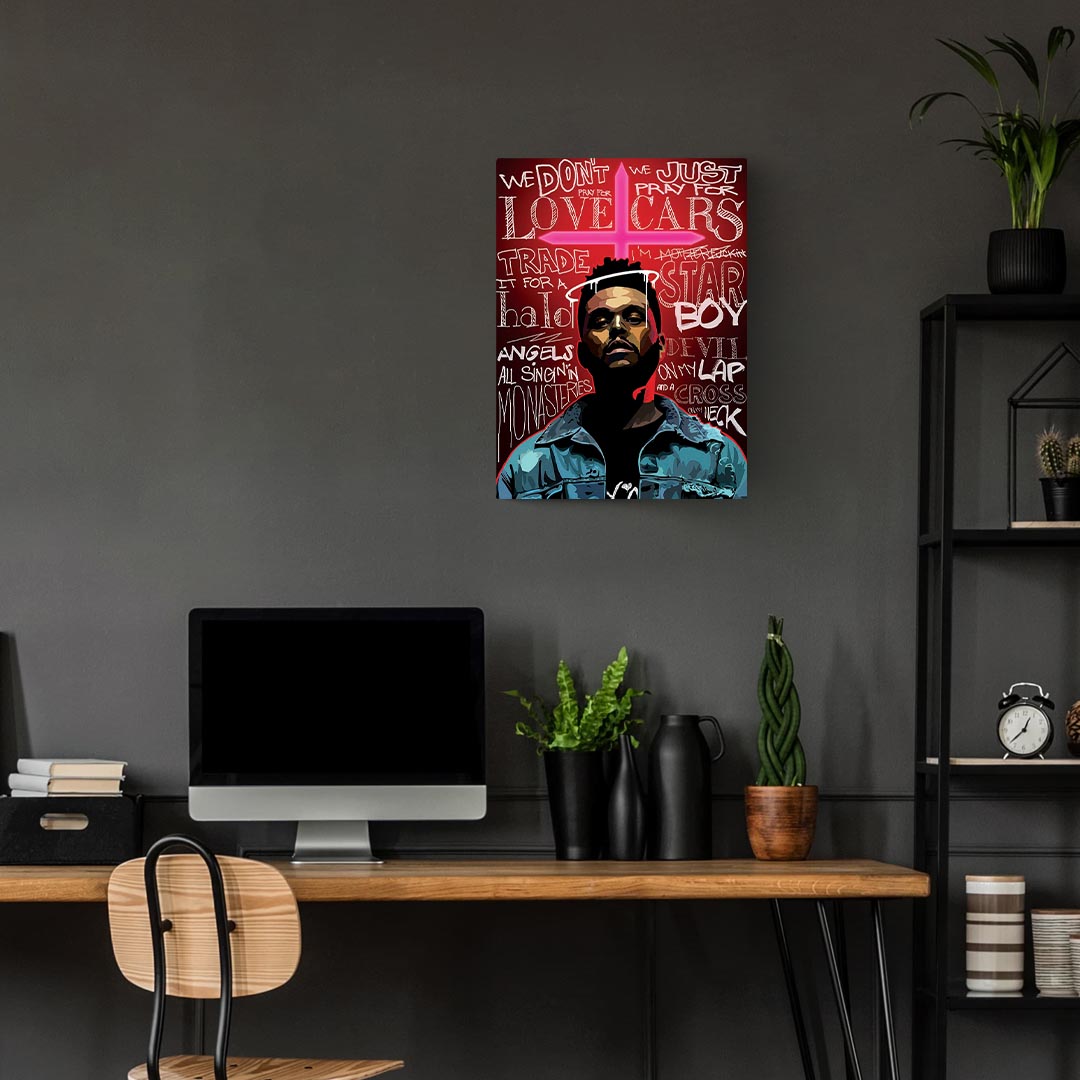 The Weeknd Pop Art Poster