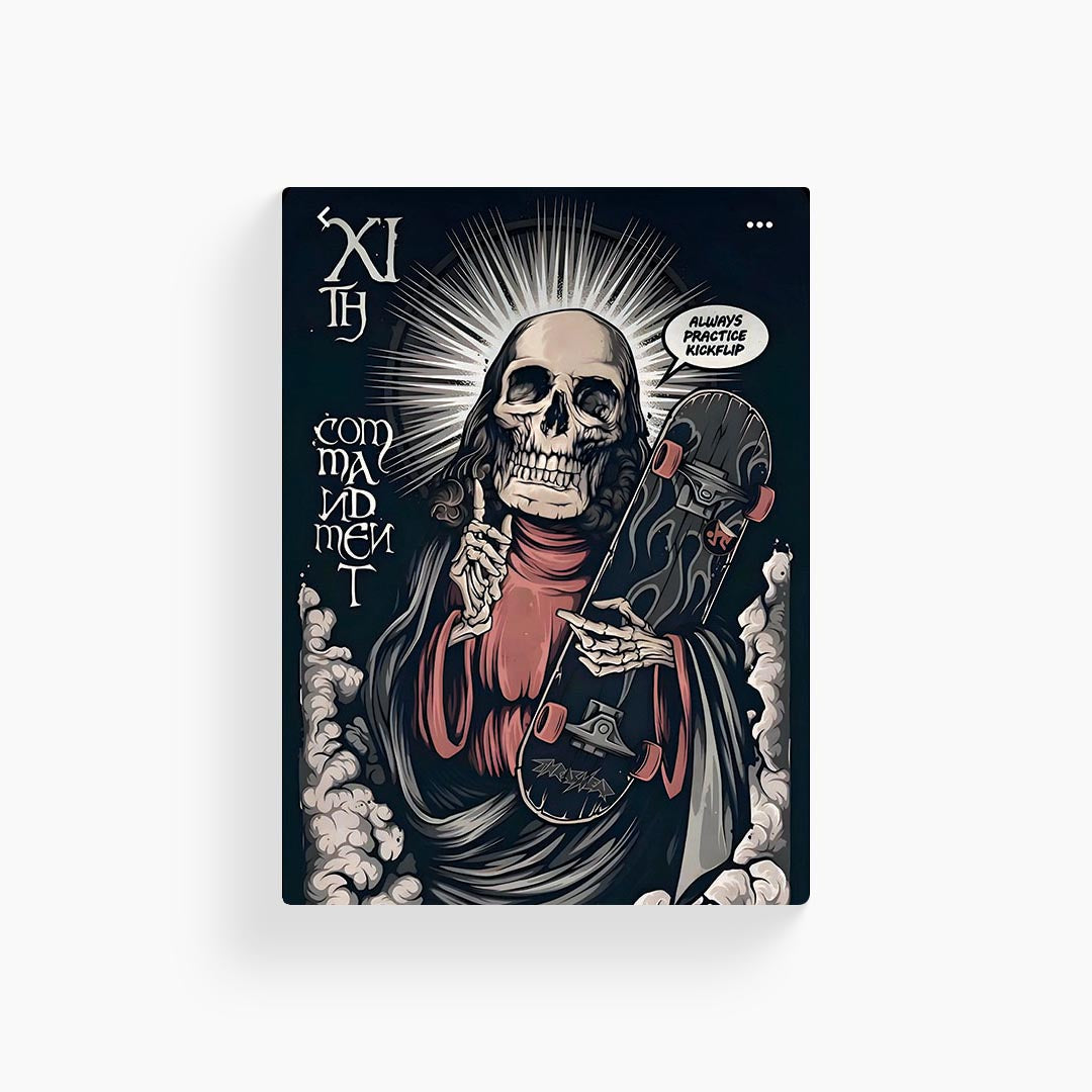 Always Practice Kickflip Poster