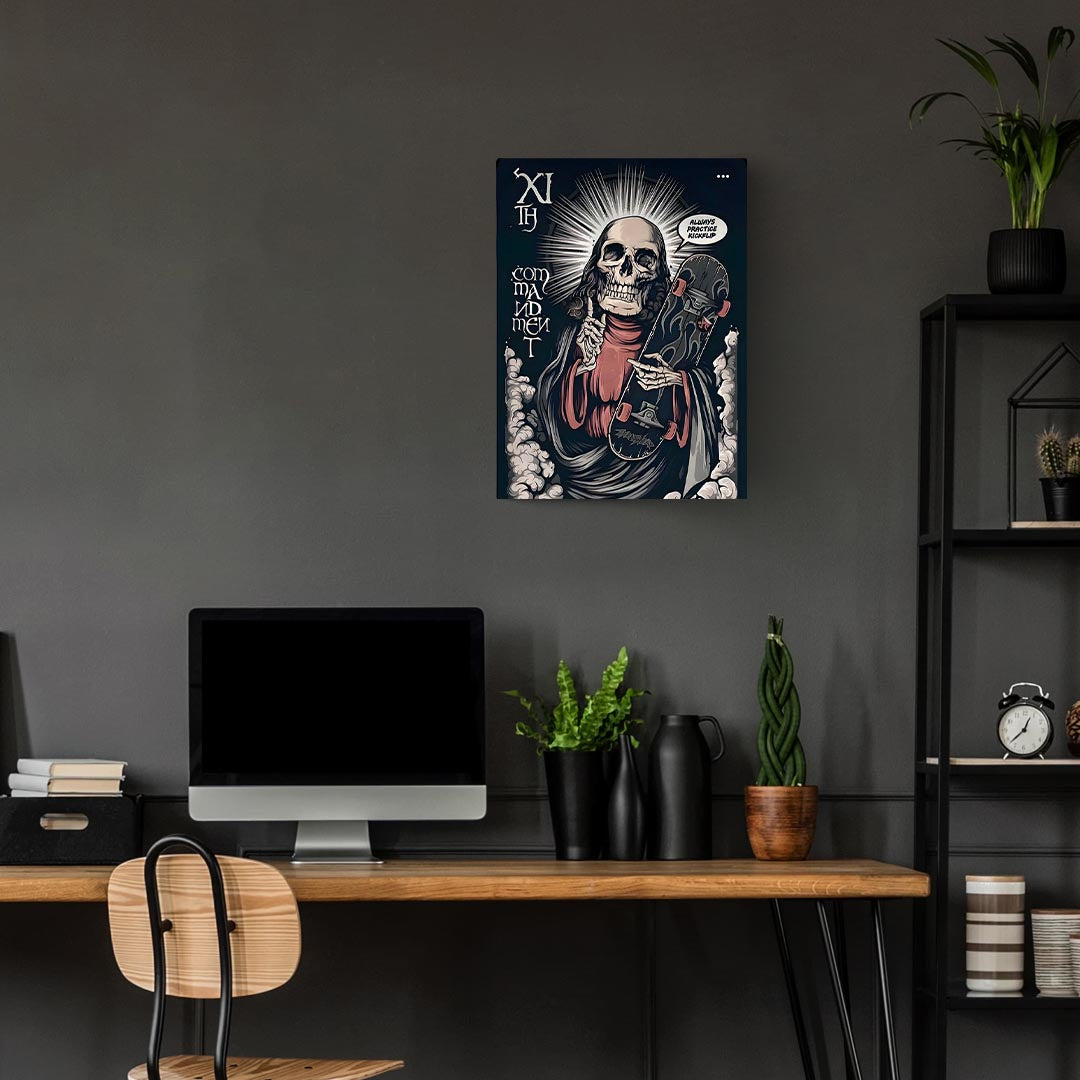 Always Practice Kickflip Poster
