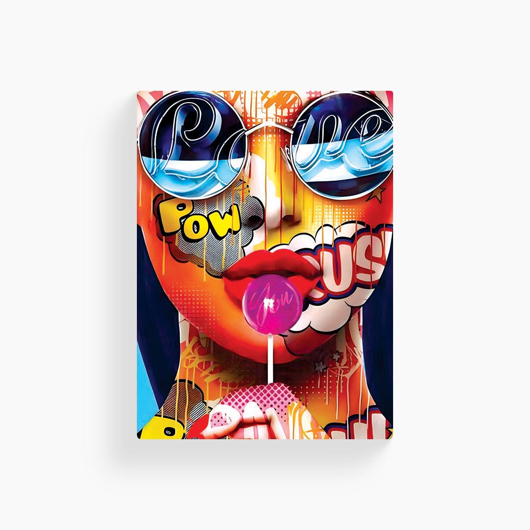 Urban Woman Pop Art Poster