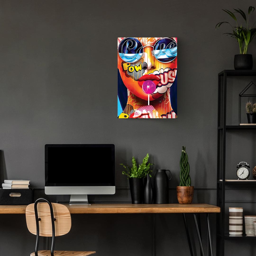 Urban Woman Pop Art Poster