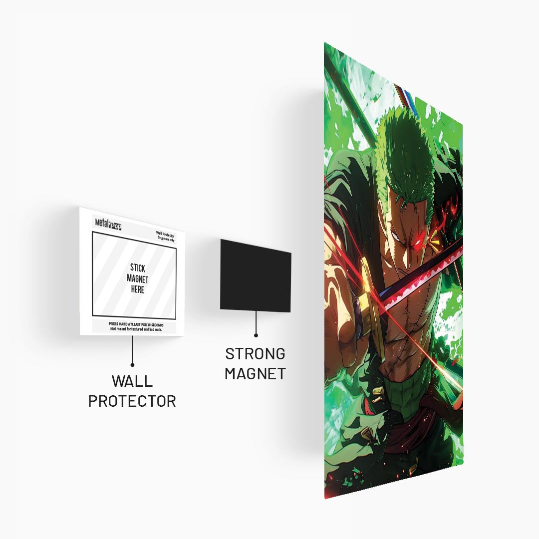 Zoro One Piece Metal Poster