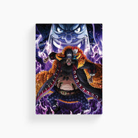 Black Beard One Piece Metal Poster