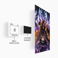 Black Beard One Piece Metal Poster