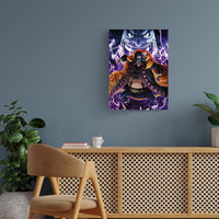 Black Beard One Piece Metal Poster