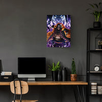 Black Beard One Piece Metal Poster