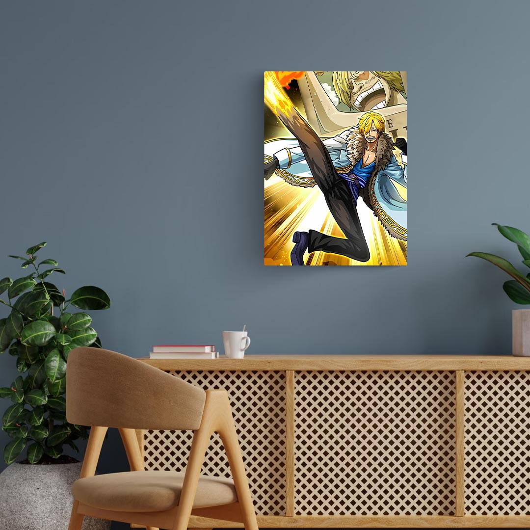 Sanji One Piece Metal Poster