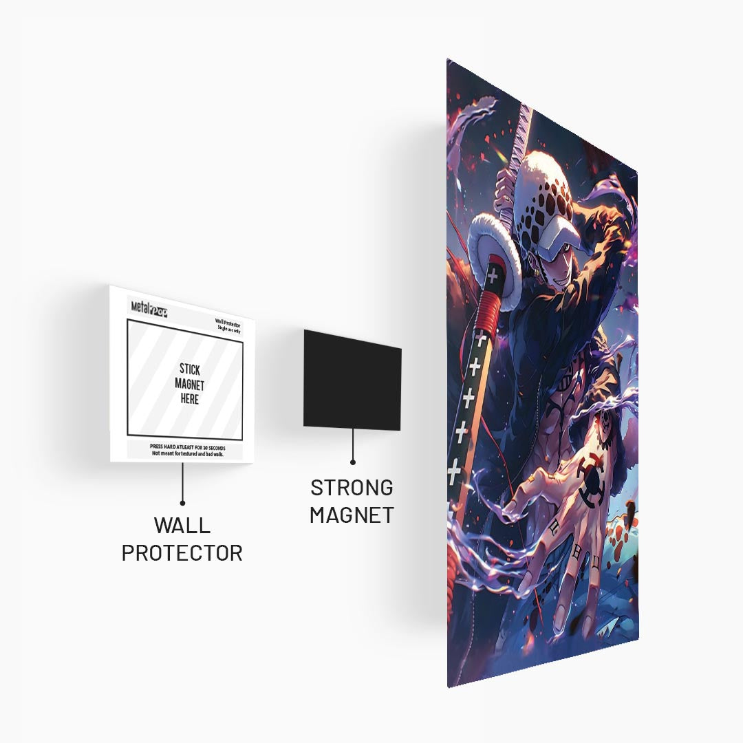 Trafalgar D. Law – One Piece Metal Poster